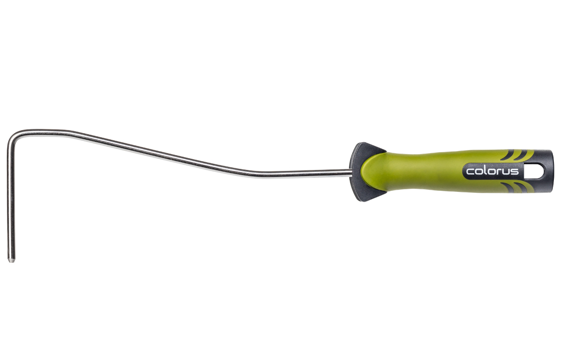 Colorus Premium Farbwalzen Bügel Edelstahl 2K Comfort Griff 6mm für 10 bis 16cm Farbrollen 39cm Länge