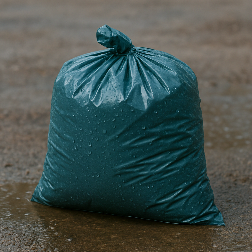 25 x Colorus Müllsack BASIC 120l 40µ blau auf Rolle